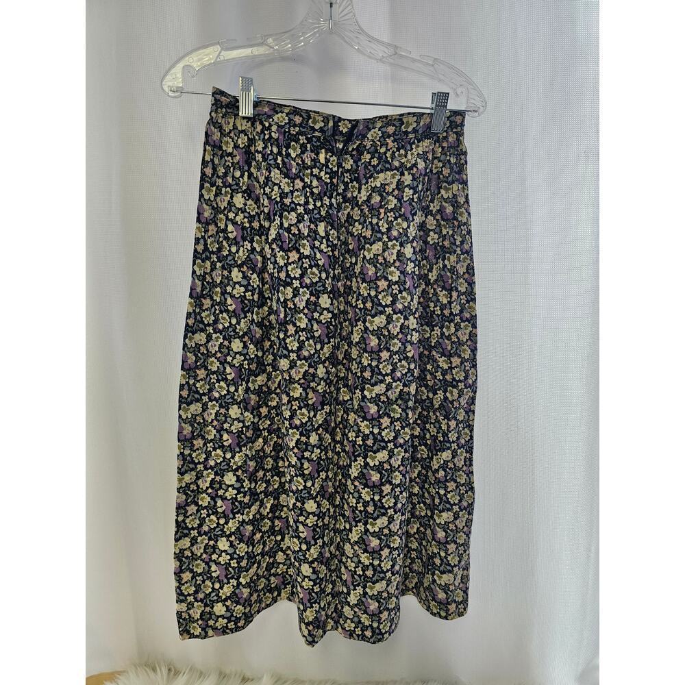 John Meyer Women's Vintage Midi Skirt Floral size 10 - Picture 4 of 9